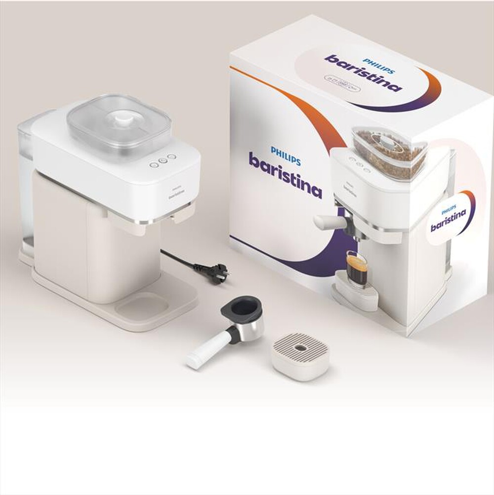Immagine del prodotto PHILIPS - BARISTINA BEAN SWAP MACCHINA DA CAFFE' BAR320/00-Bianco / Bianco