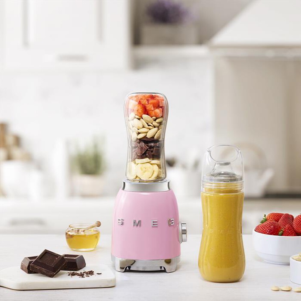 "SMEG - Frullatore PBF01PKEU-Rosa lucido"