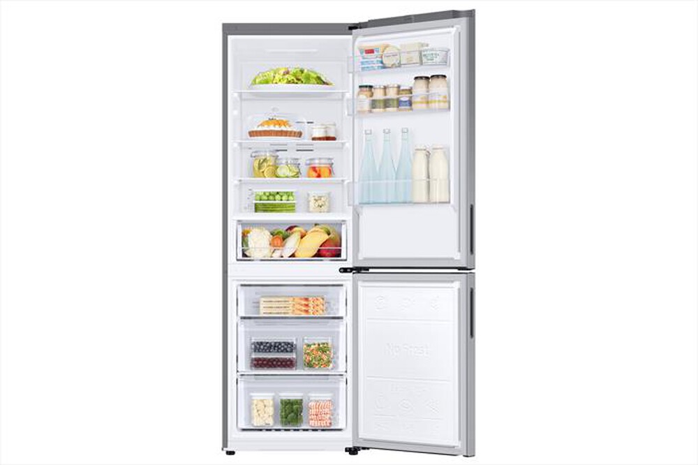 "SAMSUNG - Frigorifero combinato RB33B610ESA/EF ClasseE 344lt-SILVER INOX"