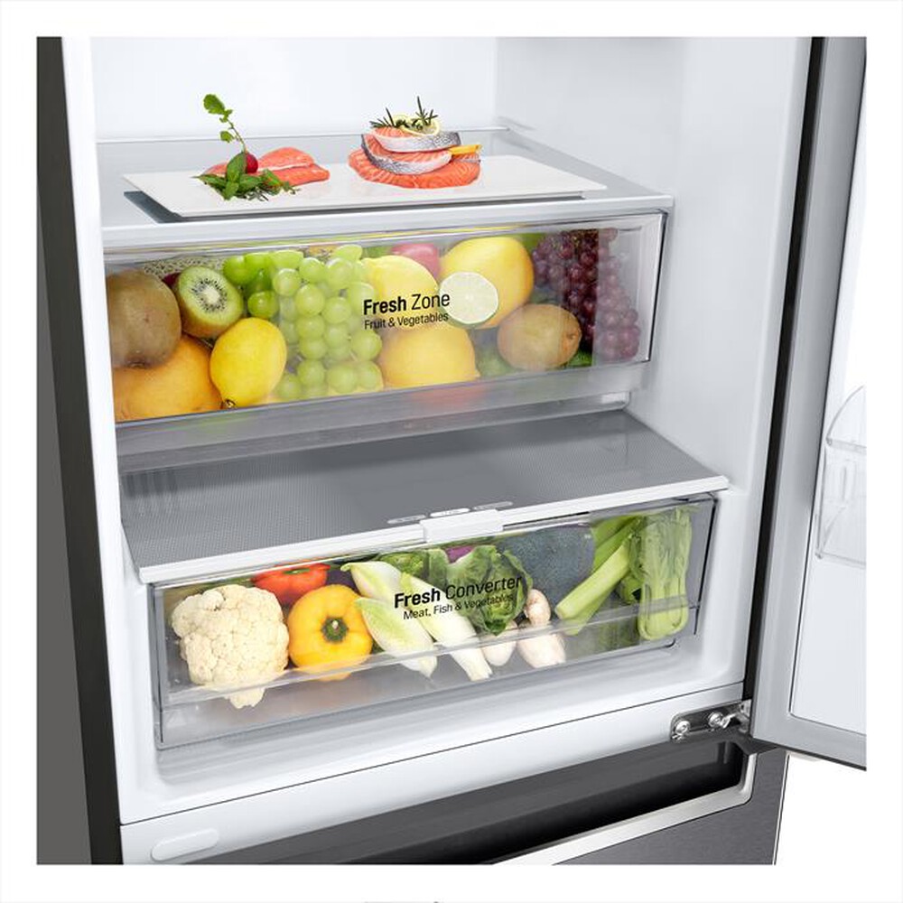 "LG - Frigorifero combinato GBP62DSNGN Classe D 419lt"