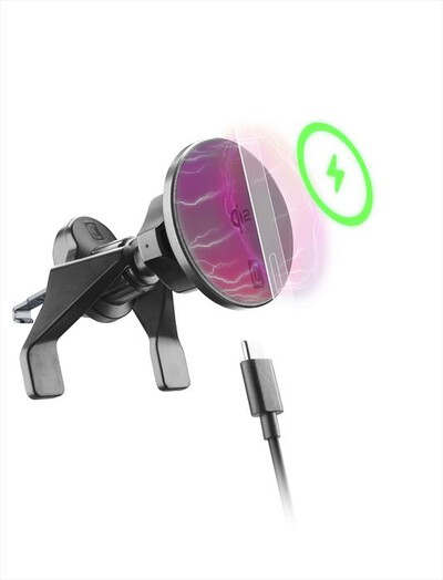 CELLULARLINE - MAG QI2 WIRELESS HOLDER-Nero
