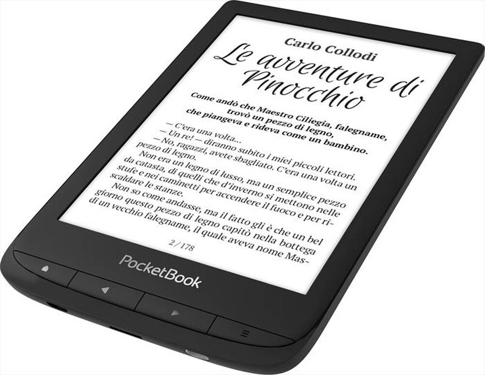 "POCKETBOOK - E-book 6\" TOUCH LUX 5-Black Ink"