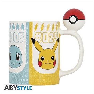 ABYSSE - POKEMON MUG Manico 3D POK&Eacute;BALL-multicolore
