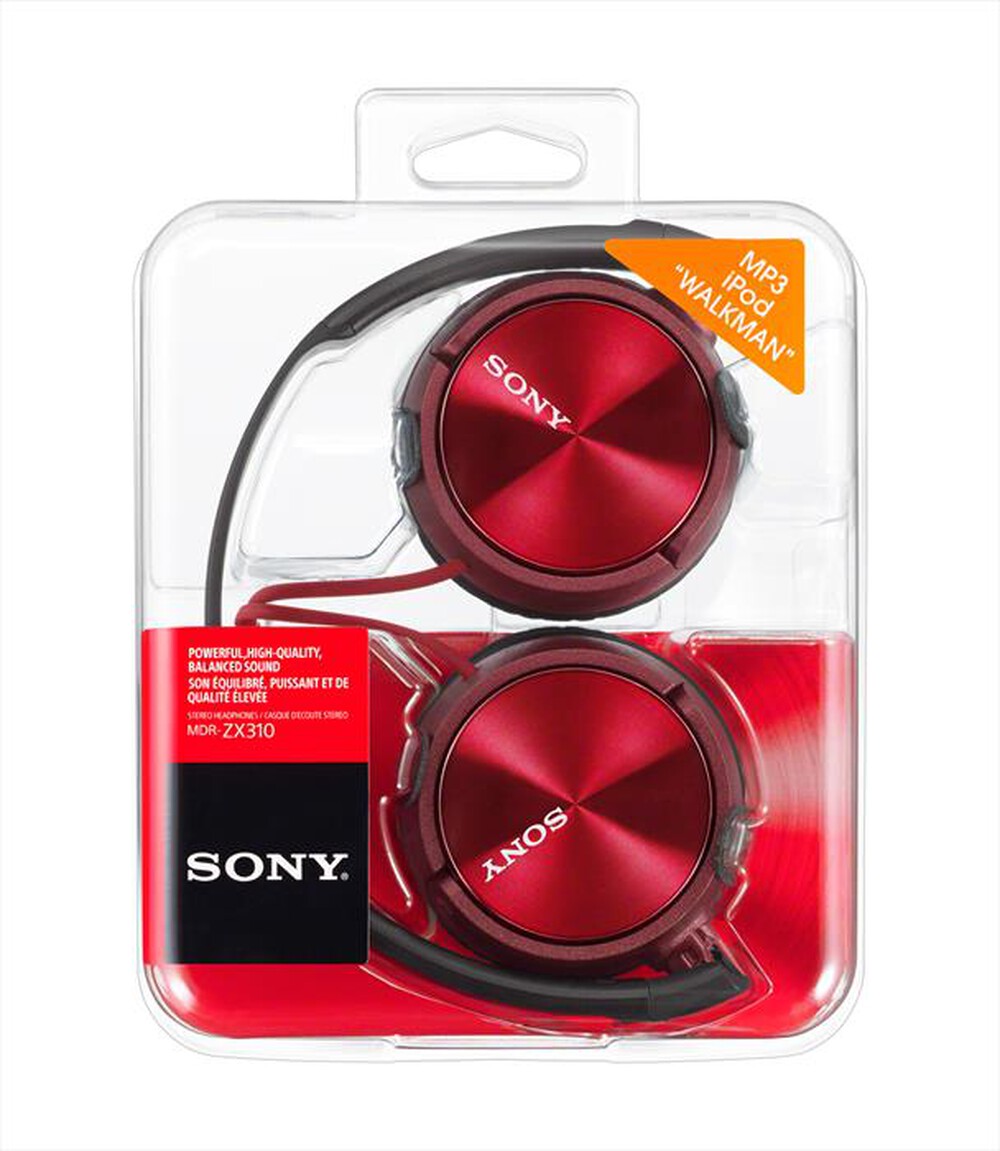 Immagine del prodotto SONY - MDRZX310R.AE-ROSSO