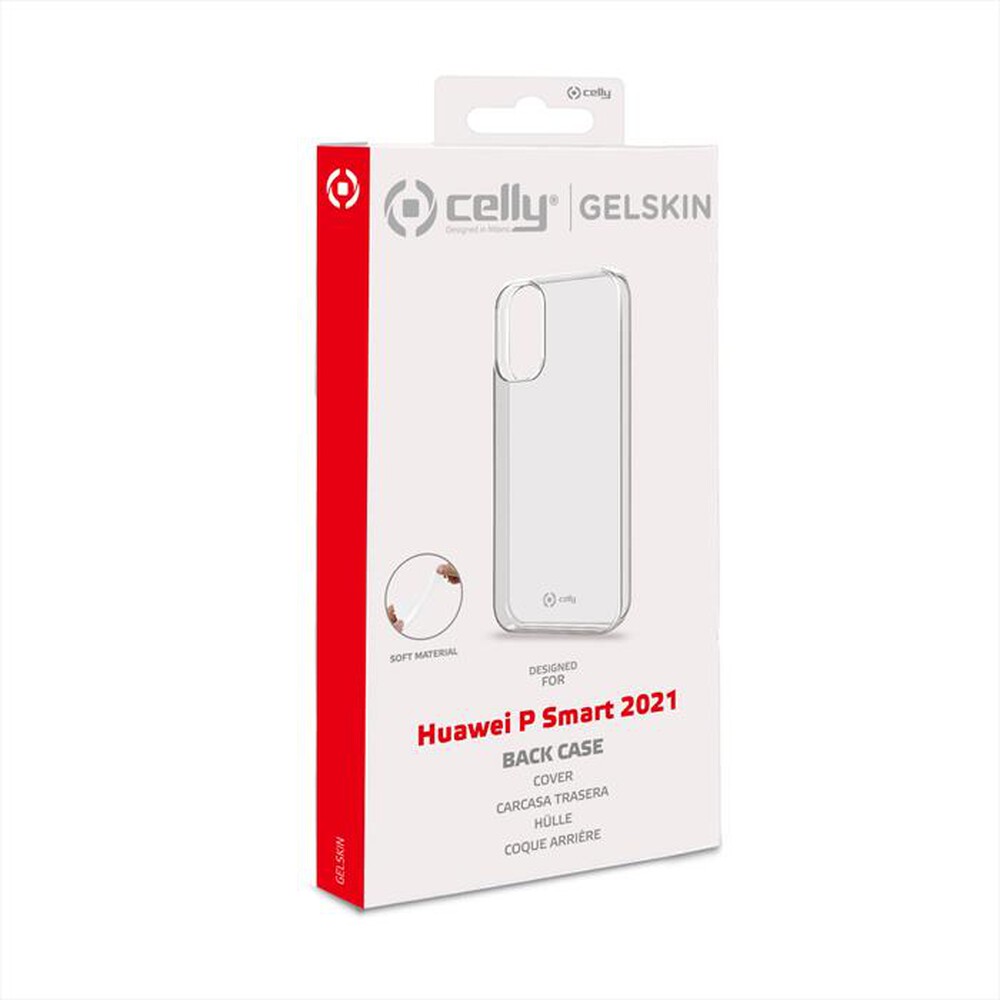 "CELLY - GELSKIN943 - COVER PER HUAWEI P SMART 2021-Trasparente"