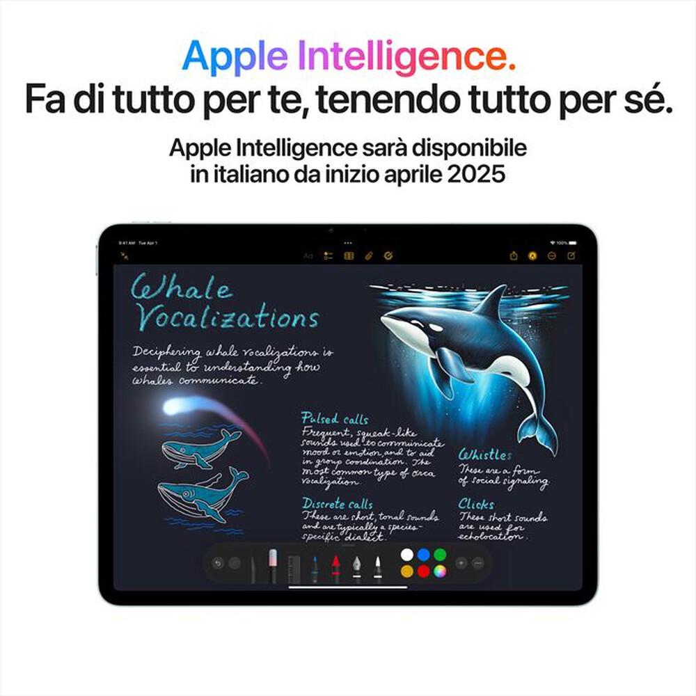 Immagine del prodotto APPLE - iPad Air 11" Wi-Fi + Cellular 1TB (2025)-Galassia