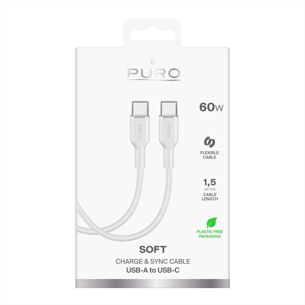 Immagine del prodotto PURO - Cavo USB PUUSBCUSBCICONWHI-Bianco