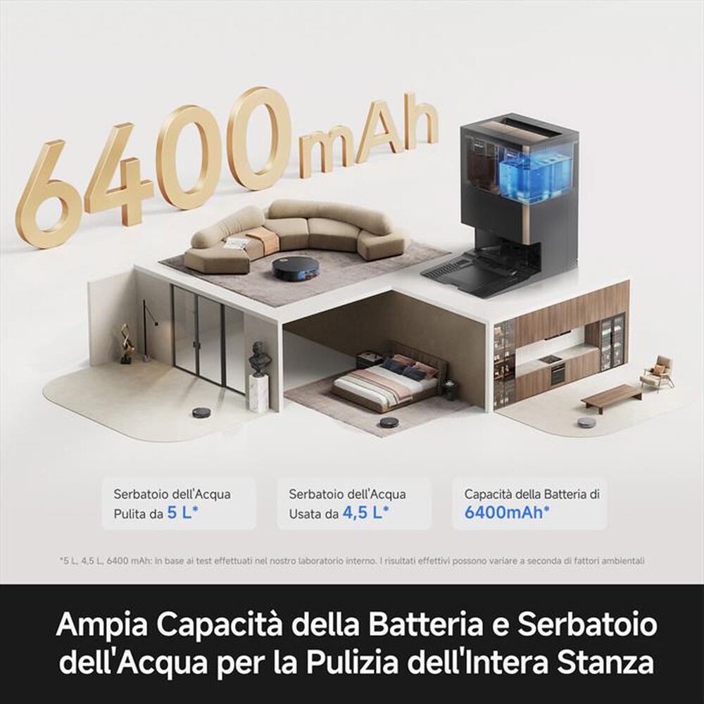 Immagine del prodotto MOVA - Aspirapolvere robot S70 ULTRA ROLLER-Nero