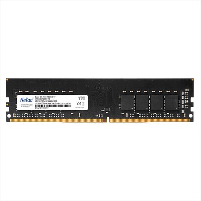 NETAC - BASIC DDR4-2666 16G C19 U-DIMM 288-PIN-NERO