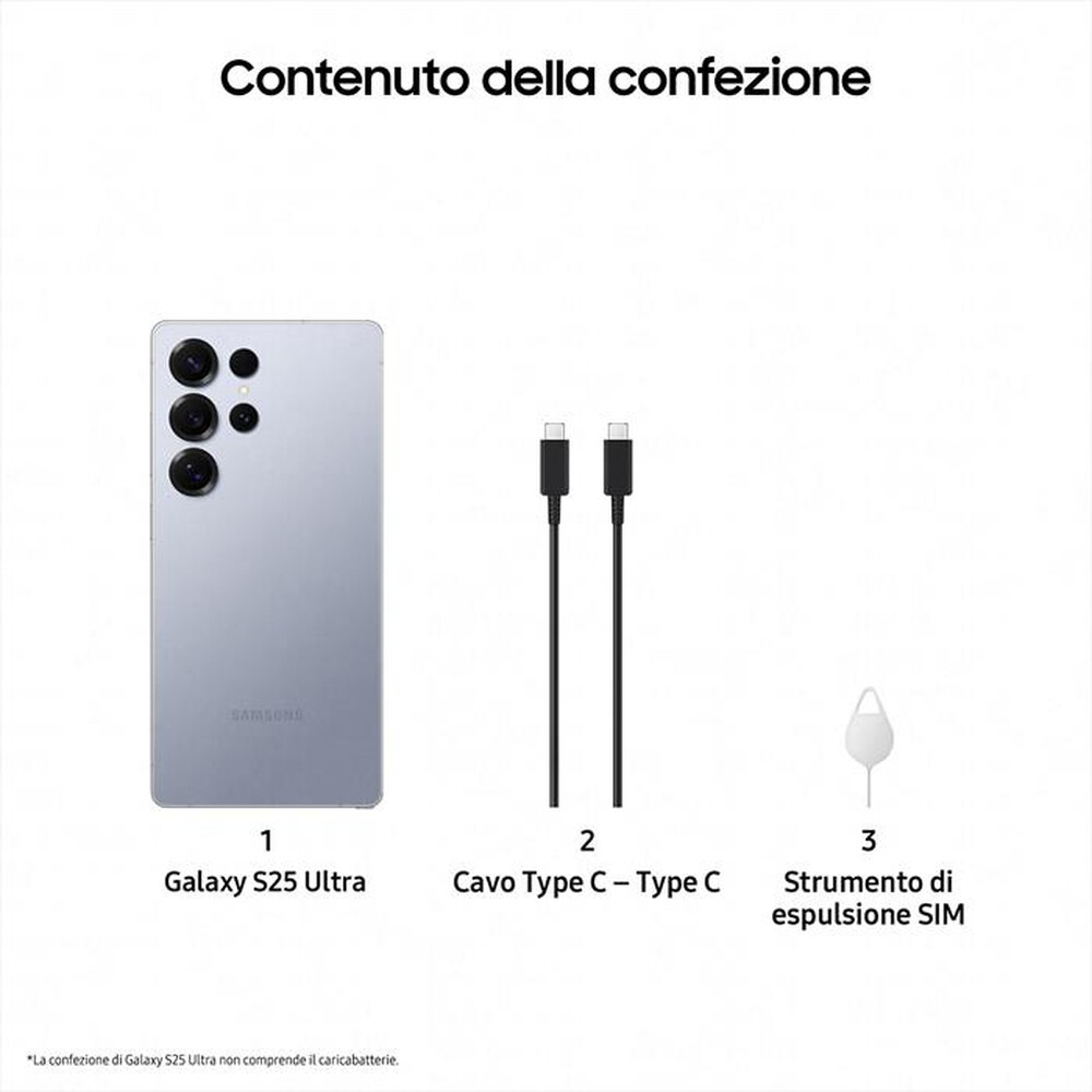 Immagine del prodotto SAMSUNG - Smartphone Galaxy S25 Ultra 256GB-Titanium Silver Blue