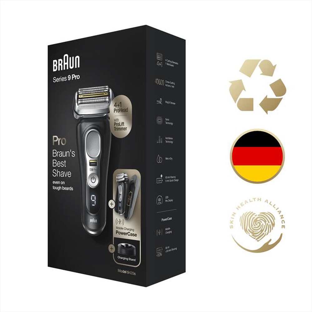 "BRAUN - SERIES 9 PRO 9420S-Nero"