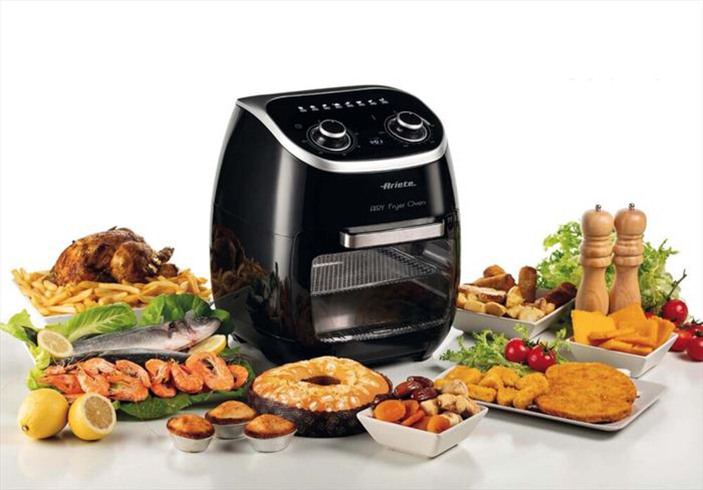 "ARIETE - 4619 Airy Fryer Oven Friggitrice ad aria+Forno 11L-Nero"