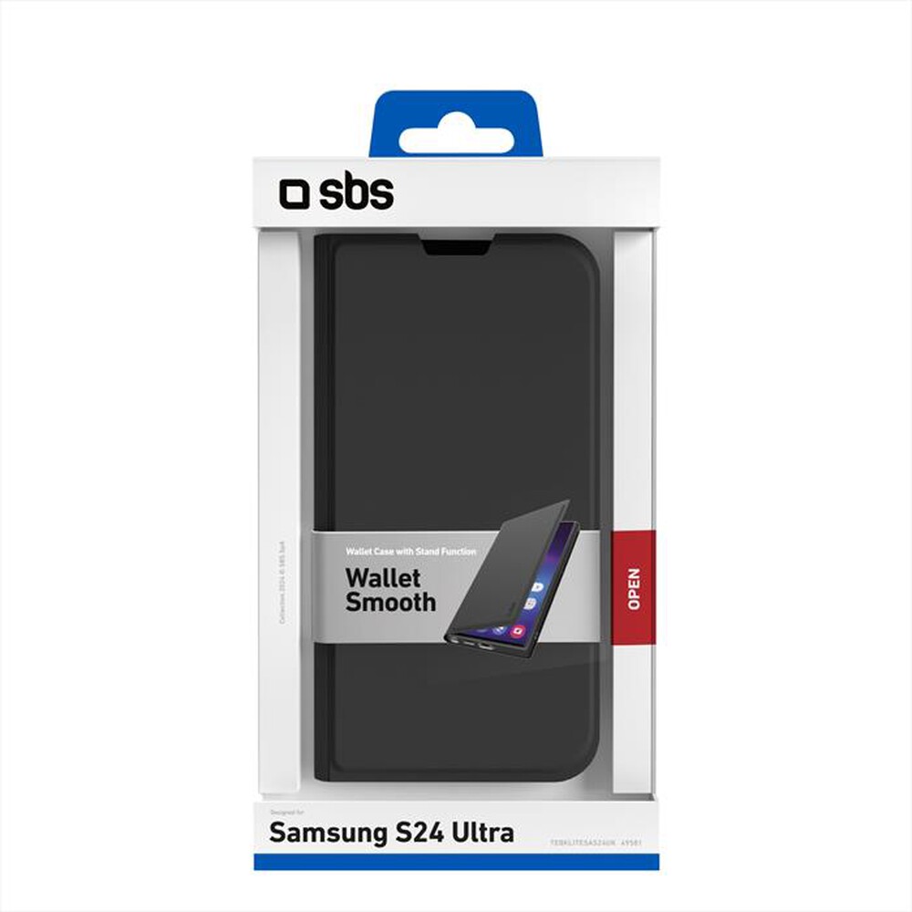 "SBS - Custodia TEBKLITESAS24UK per Samsung S24 Ultra-Nero"