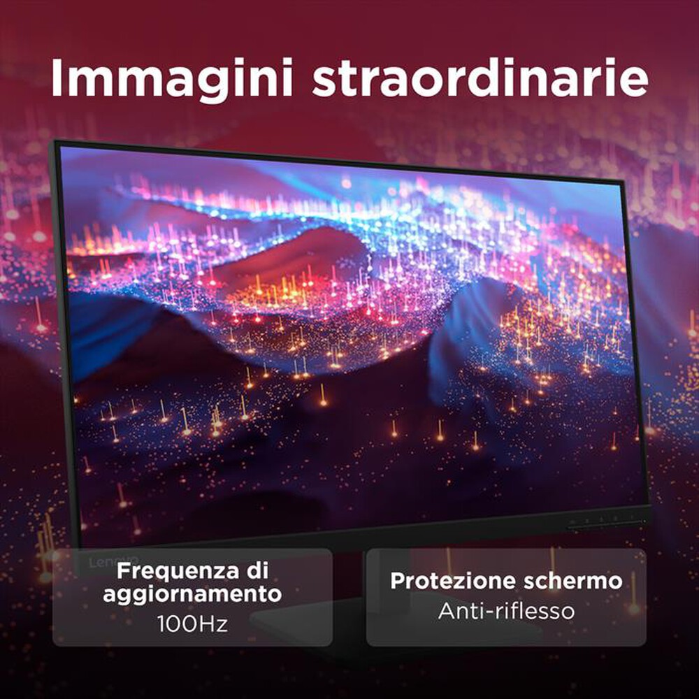 Immagine del prodotto LENOVO - Monitor WLED FHD 27" L27-4E-Raven black