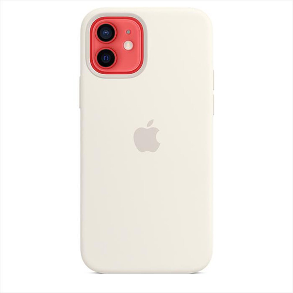"APPLE - Custodia MagSafe in silicone iPhone 12/12 Pro-Bianco"