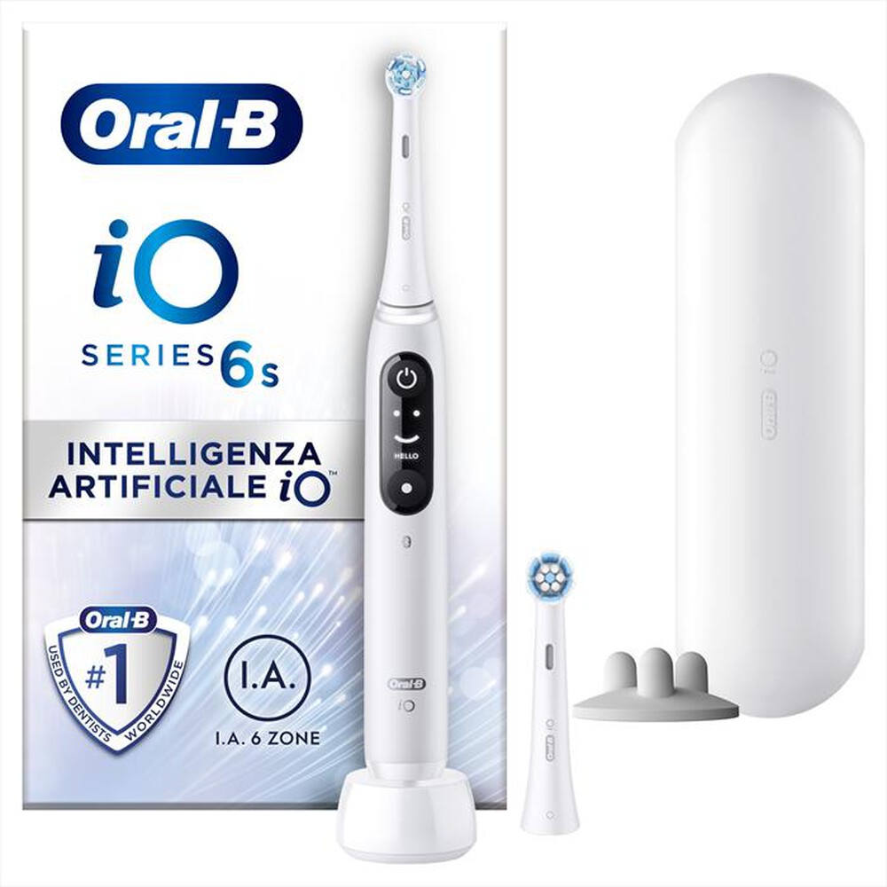 "ORAL-B - Spazzolino elettrico IO6 SERIES-Bianco"