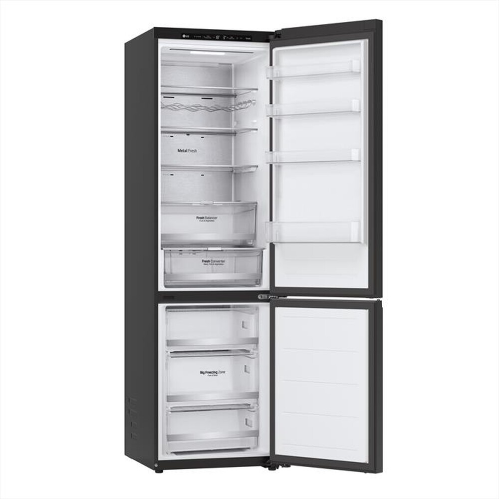 "LG - Frigorifero combinato GBB72BM9DQ Classe D 387L-Nero"