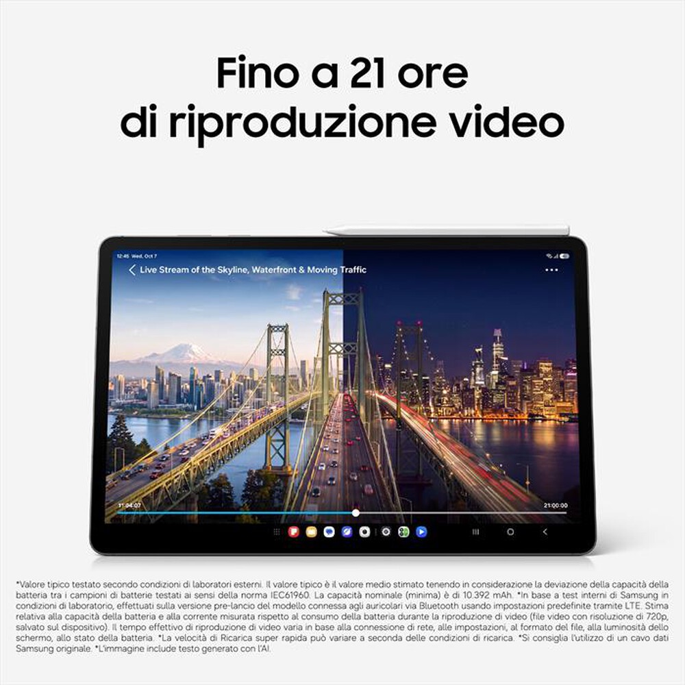 Immagine del prodotto SAMSUNG - GALAXY TAB S12+ 256GB WI-FI-Gray