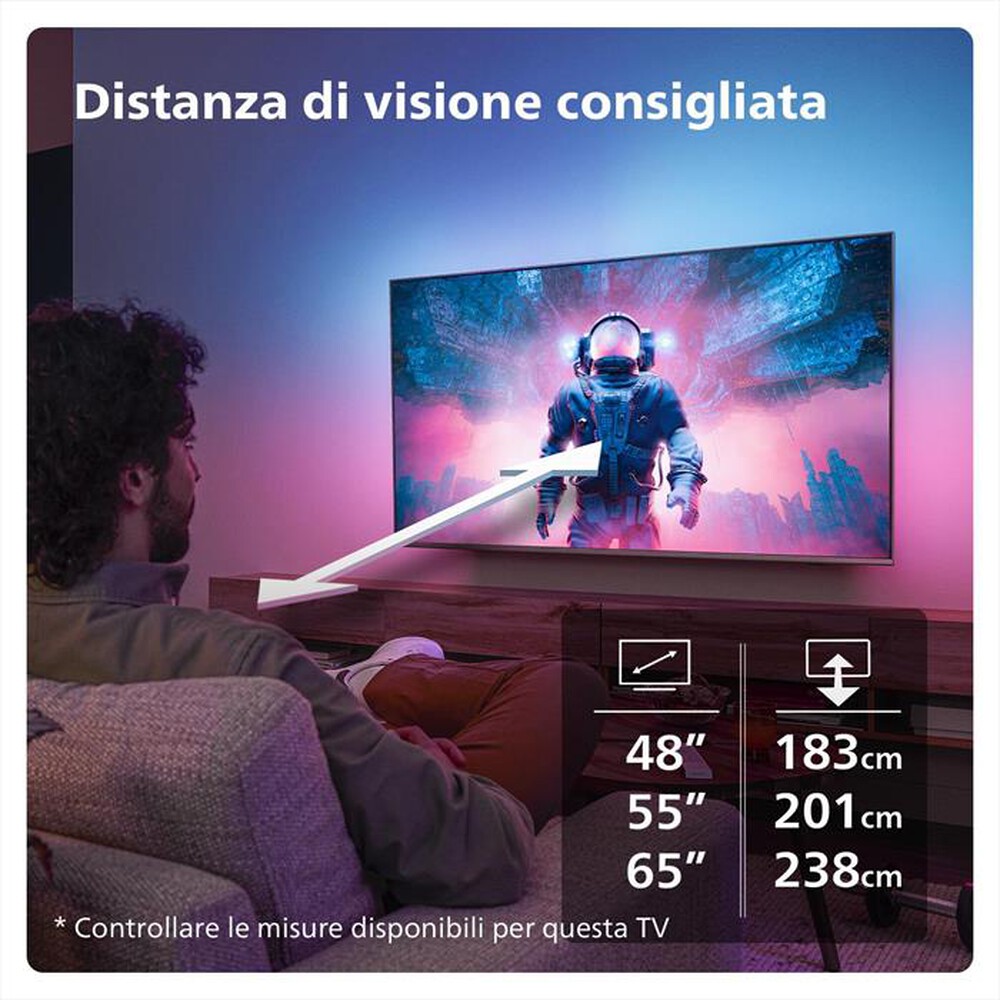 Immagine del prodotto PHILIPS - Smart TV OLED UHD 4K 65" 65OLED769/12-Black