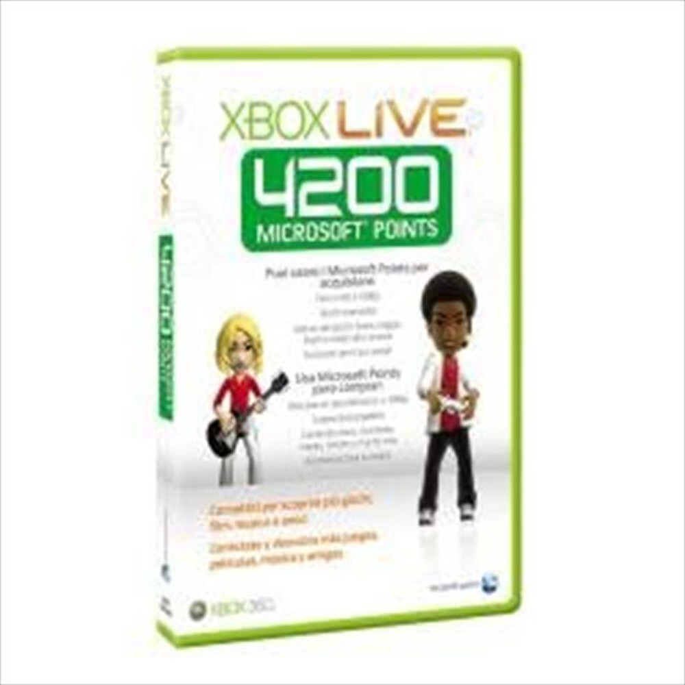 Immagine del prodotto MICROSOFT - XBOX360 Live 4200 punti Card