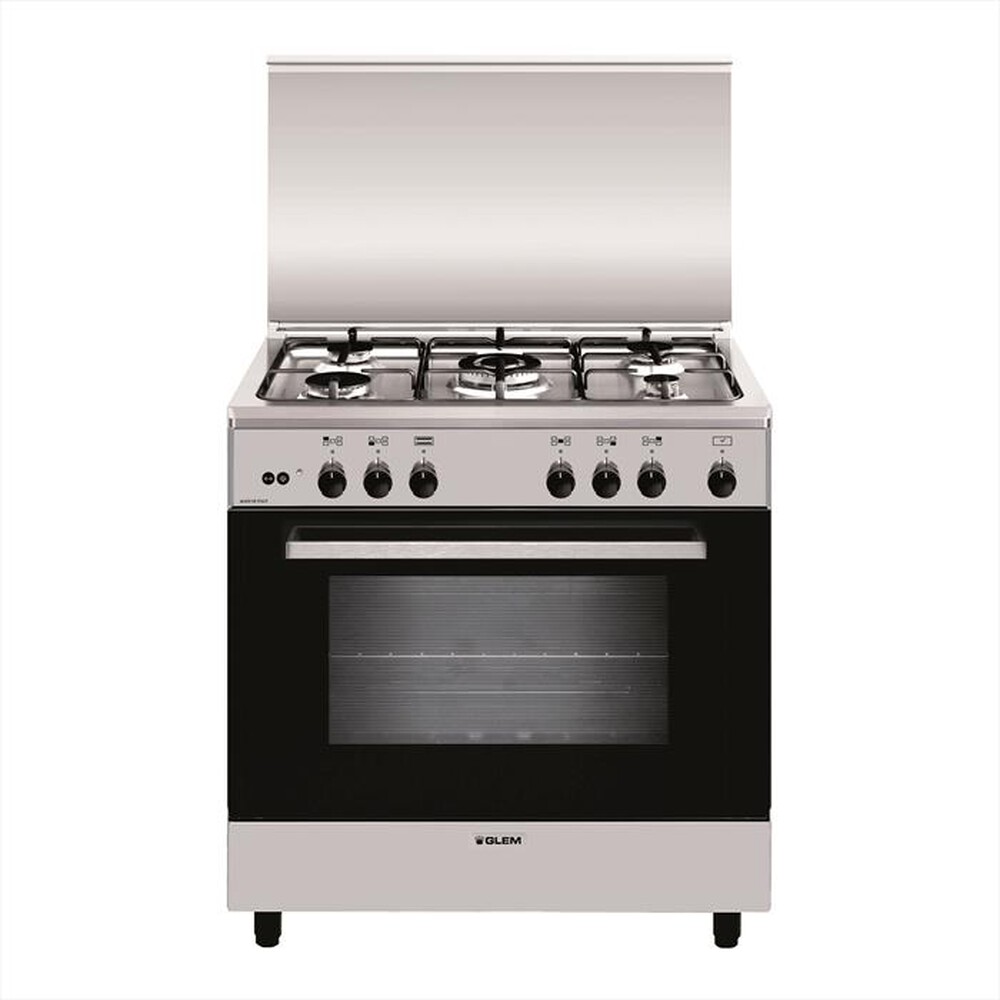 "GLEM GAS - Cucina a gas A855GI Classe A-Inox"