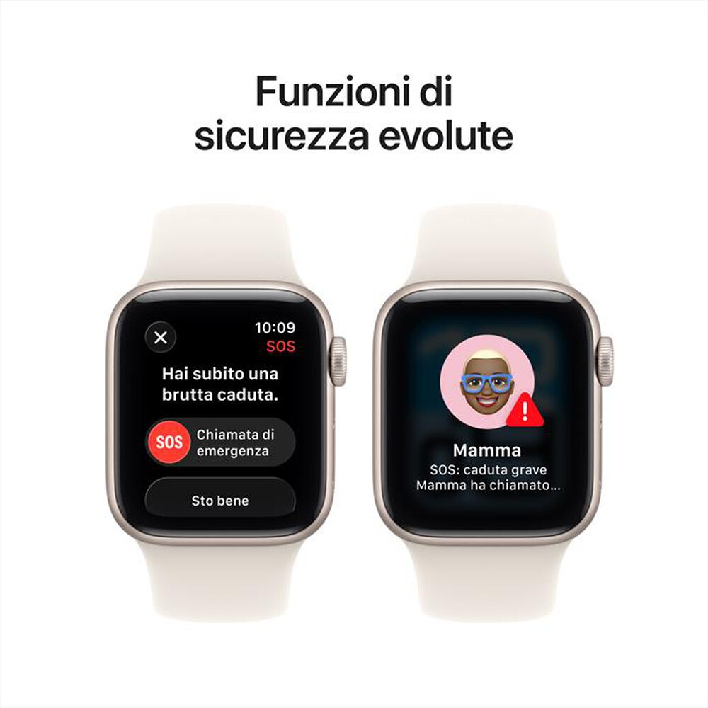 Immagine del prodotto APPLE - Watch SE 3 GPS 40mm Alluminio-Sport Band Galassia - S/M