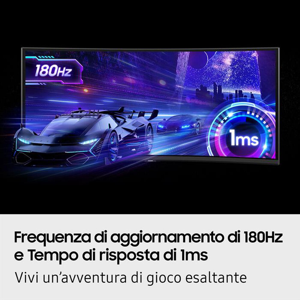 Immagine del prodotto SAMSUNG - MONITOR GAMING ODYSSEY G75F 40" WUHD CURVO-Black