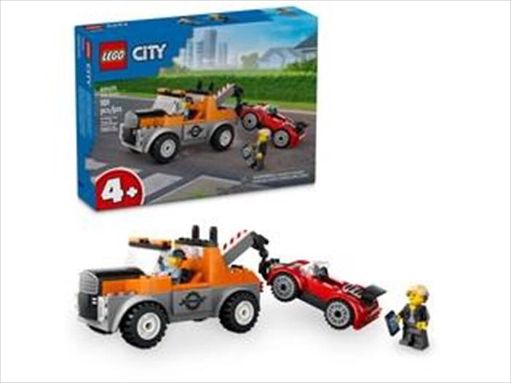 "LEGO - AUTOGRU' E OFFICINA AUTO SPORTIVE - 60435-Multicolore"