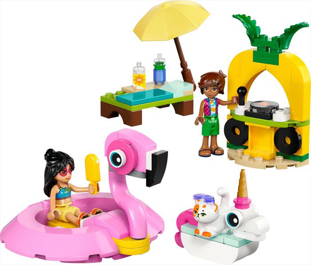 "LEGO - POOL PARTY CON UNICORNO E FENICOTTERO-,"