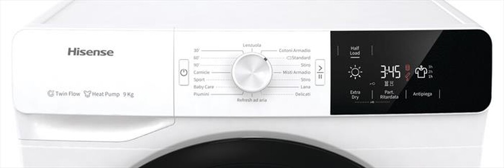 "HISENSE - Asciugatrice D901GE - 9 Kg - A++"