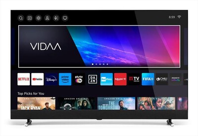 TELESYSTEM - Smart TV Q-LED UHD 4K 50" SONIC50QLED SMV14-black