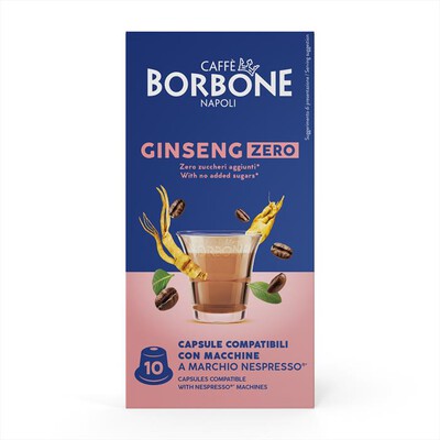 CAFFE BORBONE - NESPRESSO GINSENG ZERO 10PZ-Multicolore