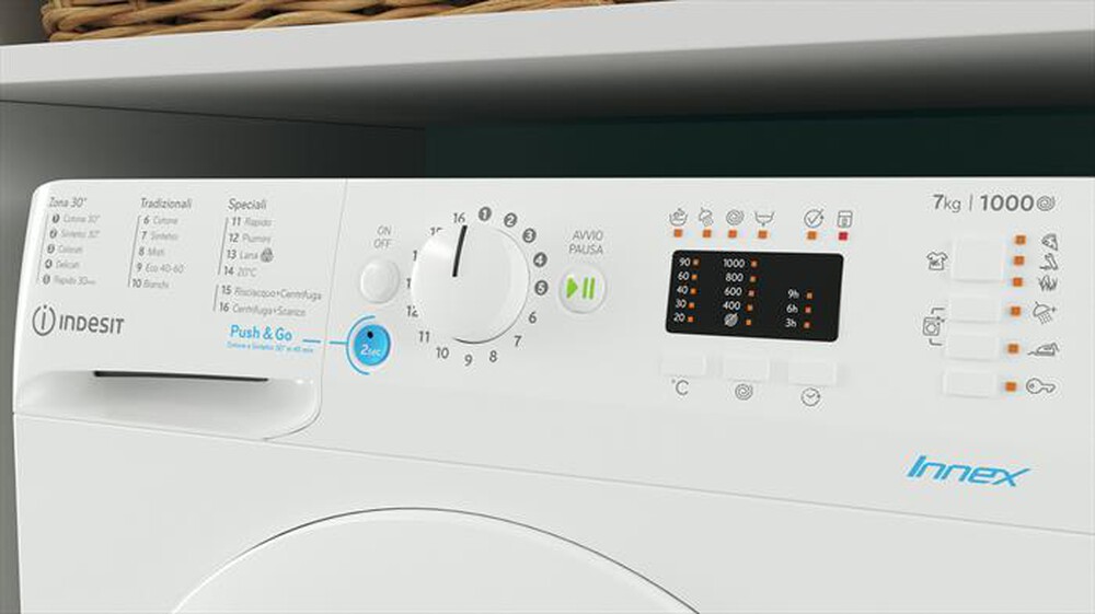 "INDESIT - Lavatrice slim BWSA 71051 W IT N 7 Kg Classe E"