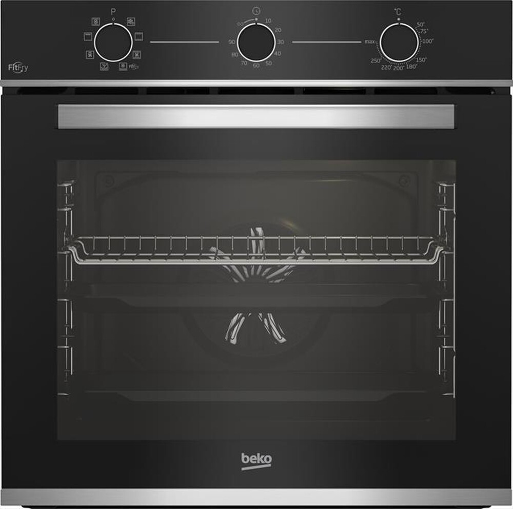 "BEKO - Forno incasso elettrico BBIMA13100X Classe A-Cristallo nero e Acciaio Inox"