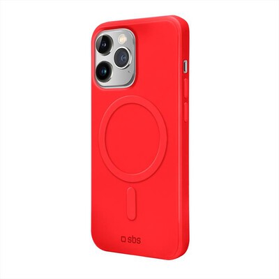 SBS - Cover TEMAGCOVRUBIP1467PR per iPhone 14 Pro Max-Rosso