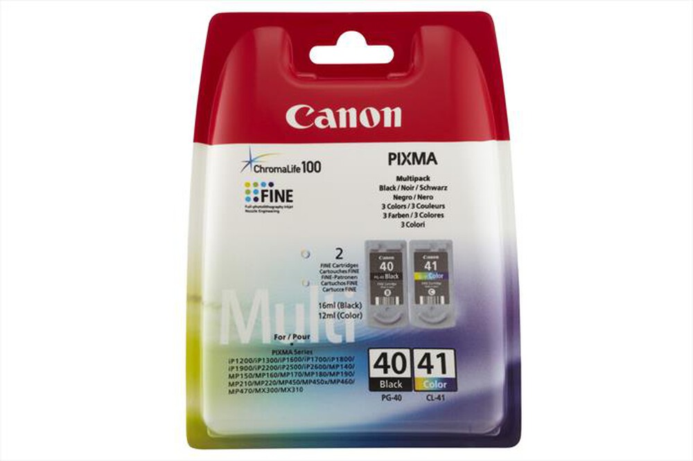 "CANON - PG-40 + CL-41 MULTIPACK-Black + Color"