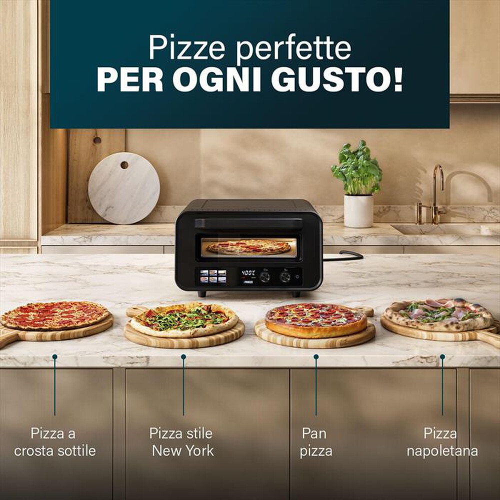 Immagine del prodotto PRINCESS - 112780 - FORNO PER PIZZA PRO MAX-Nero / Metallo