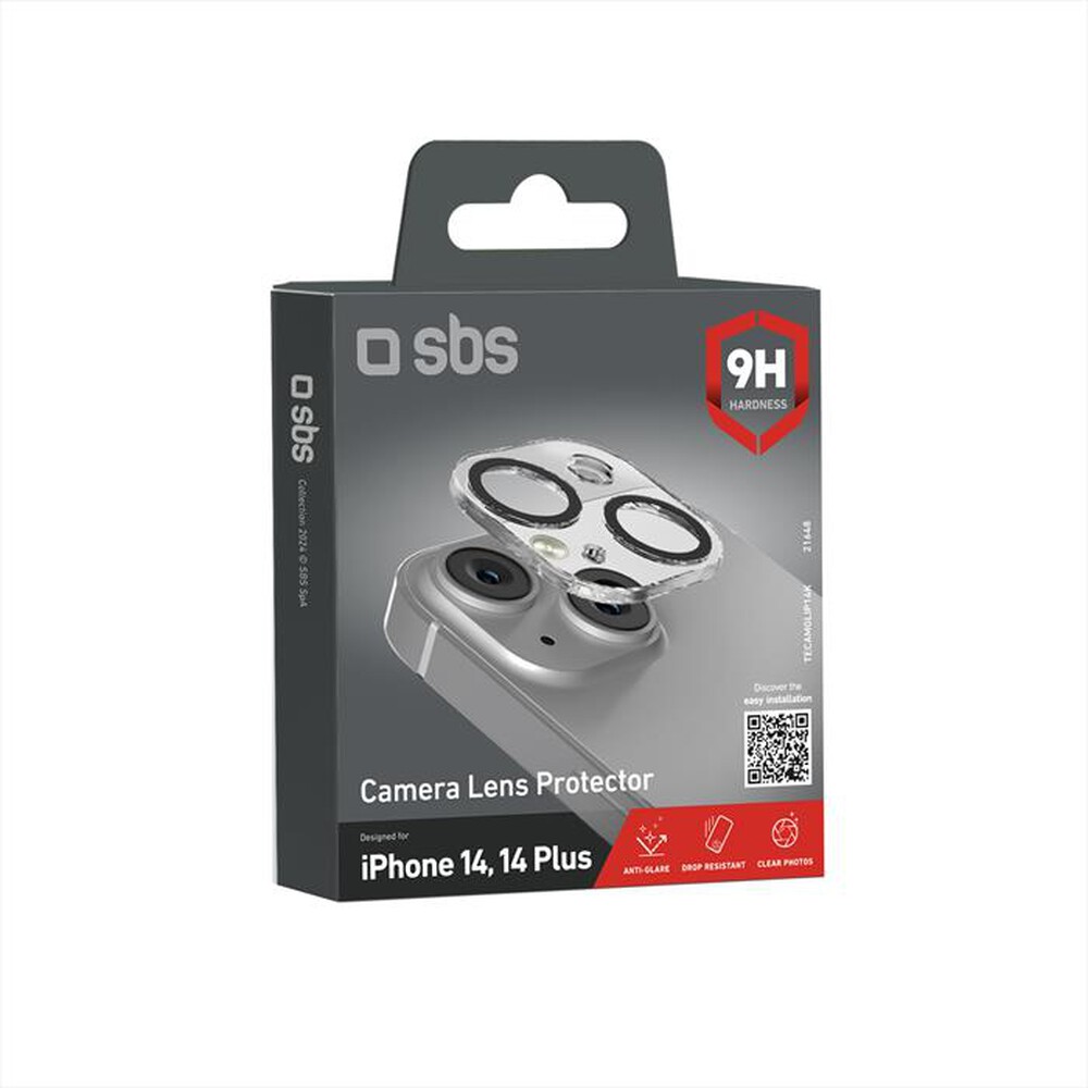 "SBS - Camera screenglass TECAMGLIP14K iPhone 14/14 Max-Trasparente"