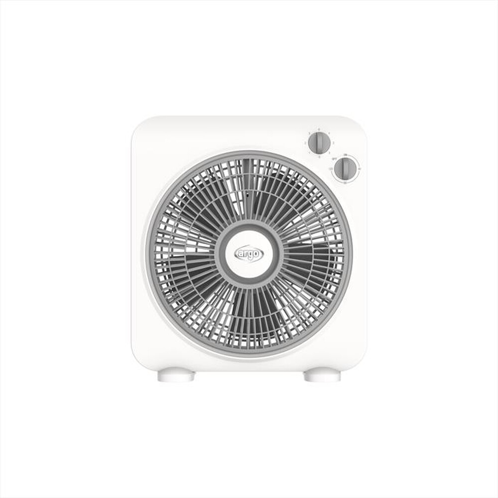 "ARGO - Ventilatore da tavolo BOXY-BIANCO/GRIGIO"