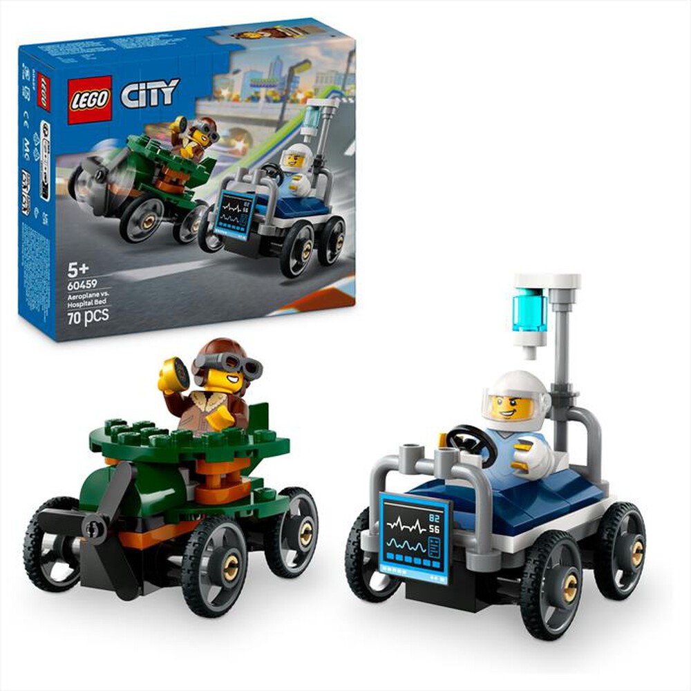 Immagine del prodotto LEGO - CITY Veicoli da corsa aereo letto d&rsquo;ospedale 60459