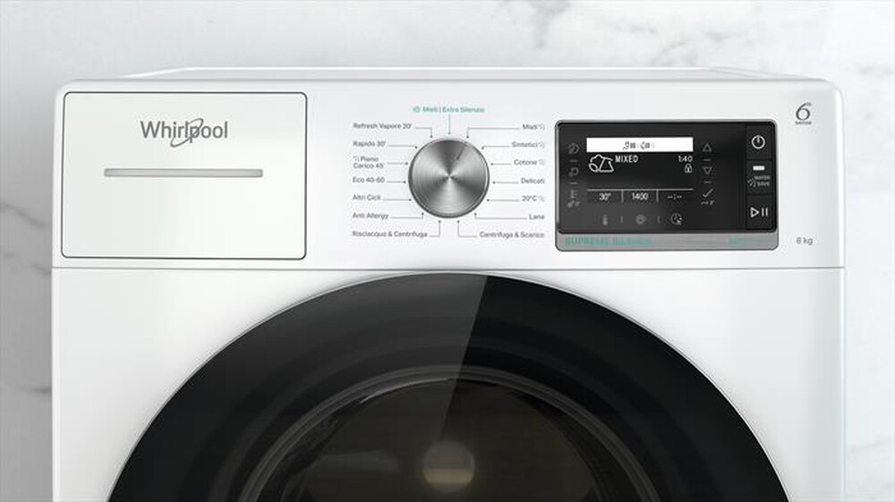 Immagine del prodotto WHIRLPOOL - Lavatrice W7X 89 SILENCE IT 8 Kg Classe A-Bianco