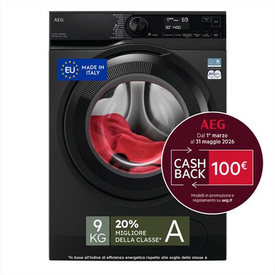 AEG - Lavatrice LR7FH94DG 9Kg Classe A-Nero