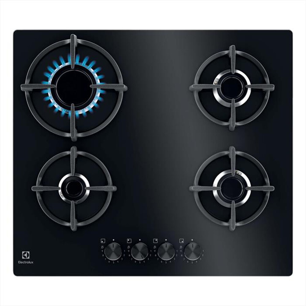 Immagine del prodotto ELECTROLUX - Piano cottura a gas EGG64272K 4 fuochi-Nero