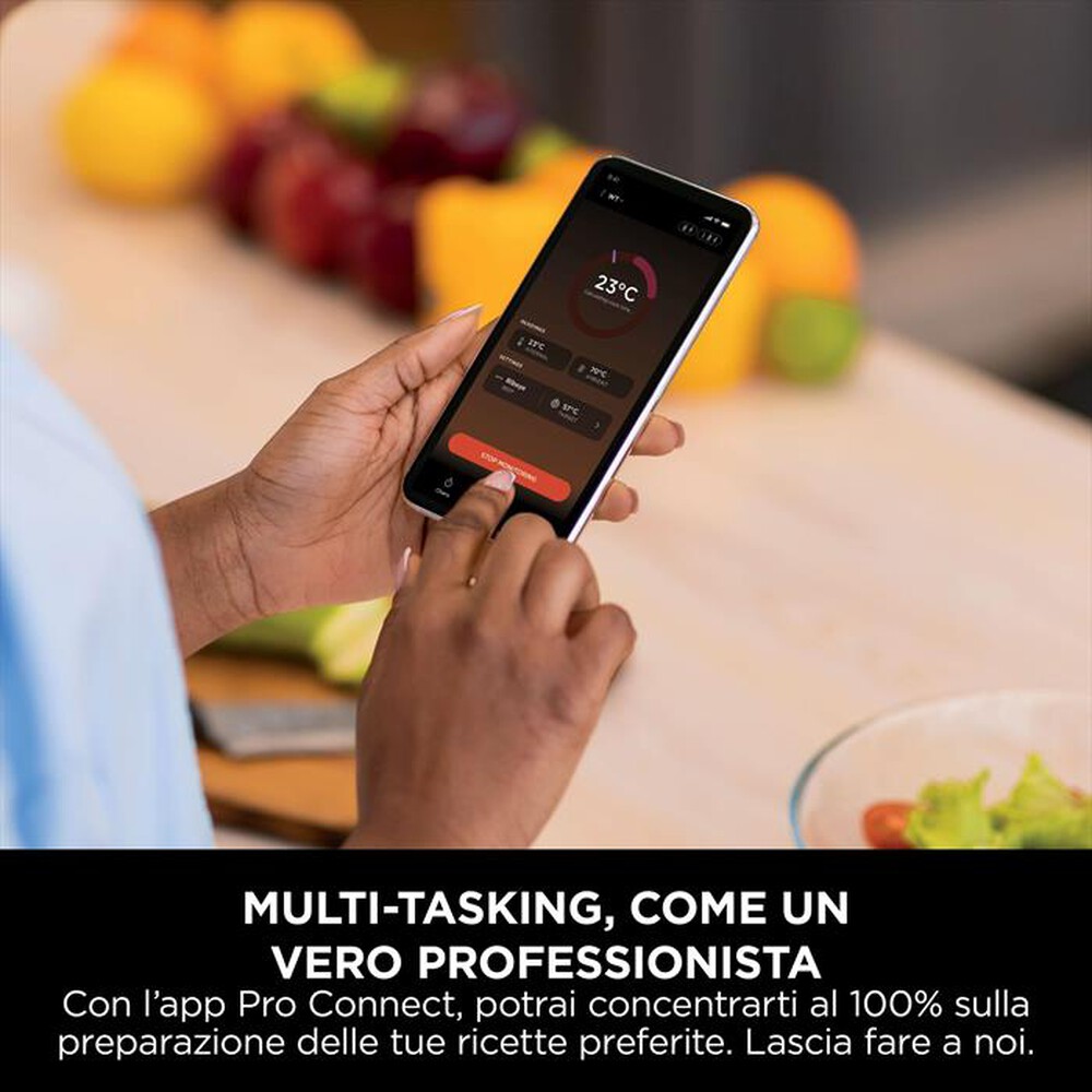 "NINJA - SONDA DIGITALE PROCHEF-Nero/acciaio"