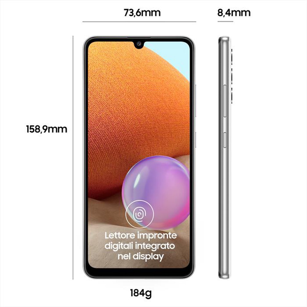 "SAMSUNG - GALAXY A32-Awesome White"