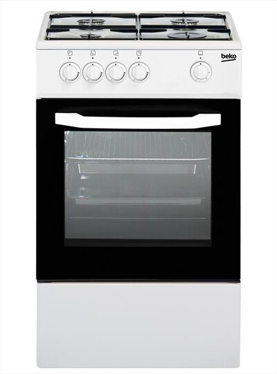 BEKO - Cucina a gas CSG 42001 FW-Bianco