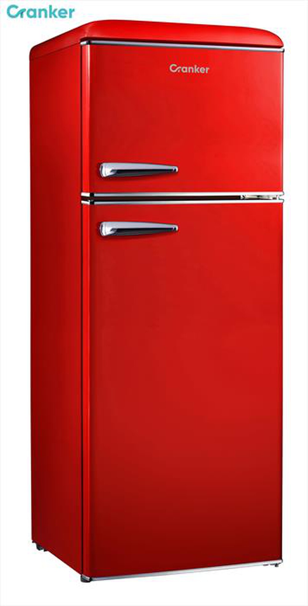 Immagine del prodotto CRANKER - Frigorifero 2 porte CRDP4100R Classe E 215 lt-ROSSO