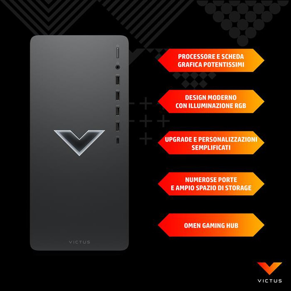 Immagine del prodotto HP - VICTUS 15L GAMING DESKTOP TG02-0069NL-Mica Silver