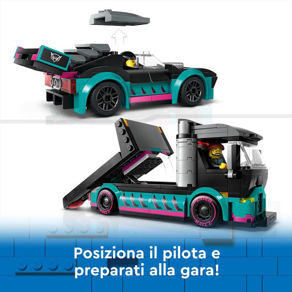 Immagine del prodotto LEGO - CITY Auto da corsa e trasportatore 60406