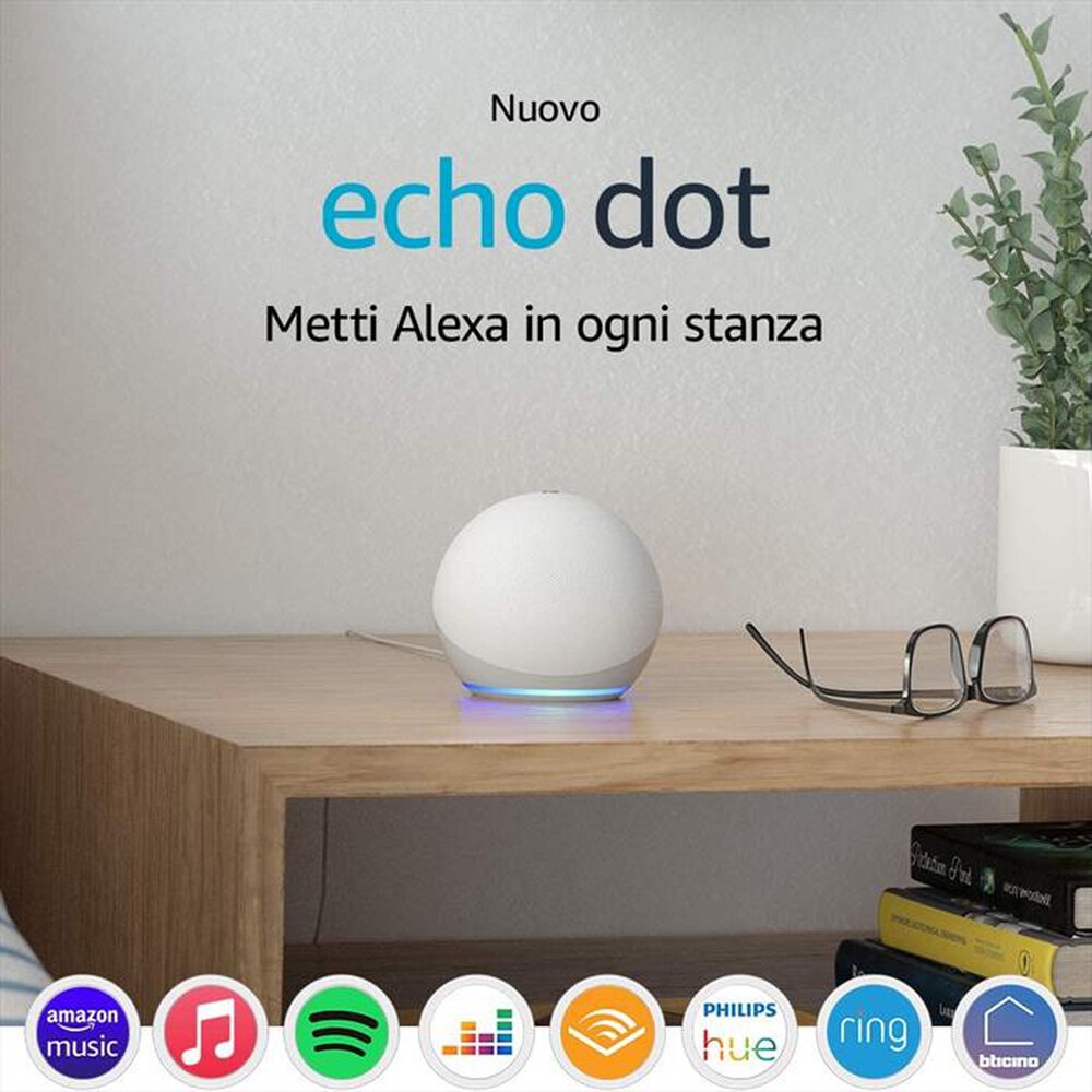"AMAZON - ECHO DOT 4^ GENERAZIONE-Bianco"